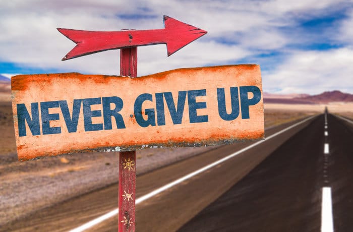 Never Give Up Photo