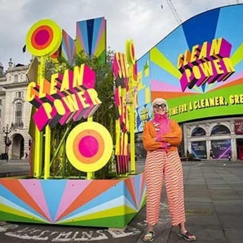 Card Morag Myerscough Clean Power Piccadilly